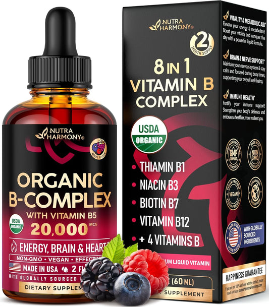 USDA Vitamin B Complex Liquid Drops