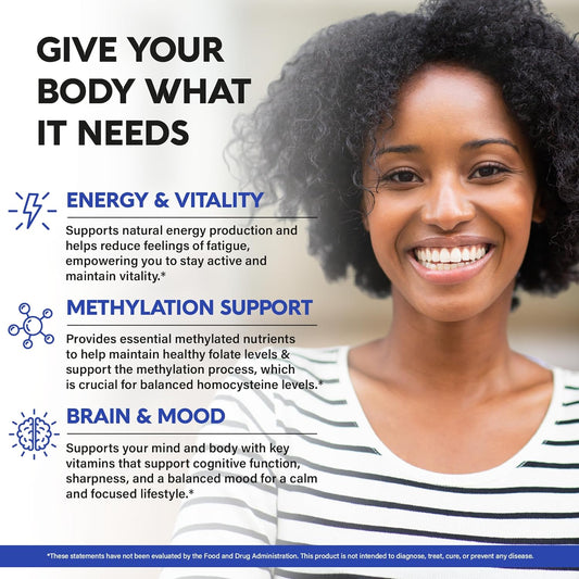 Vitamin B-Complex with Methylfolate & B12