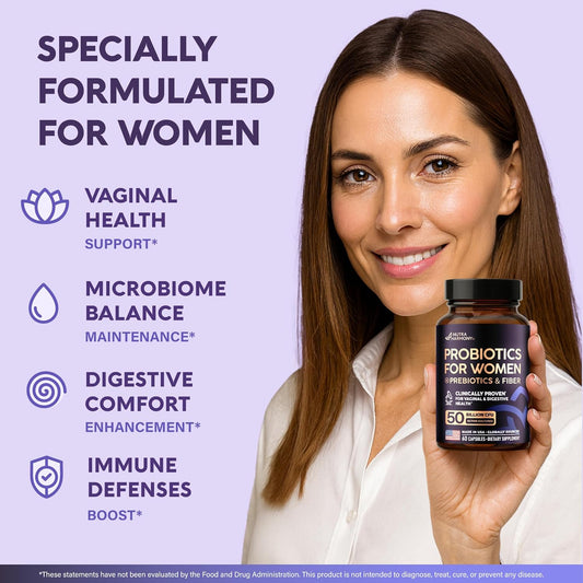 Probiotics for Women with Prebiotics & Fiber