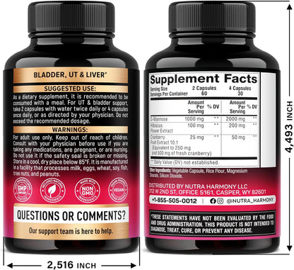 D-Mannose 2000mg Capsules