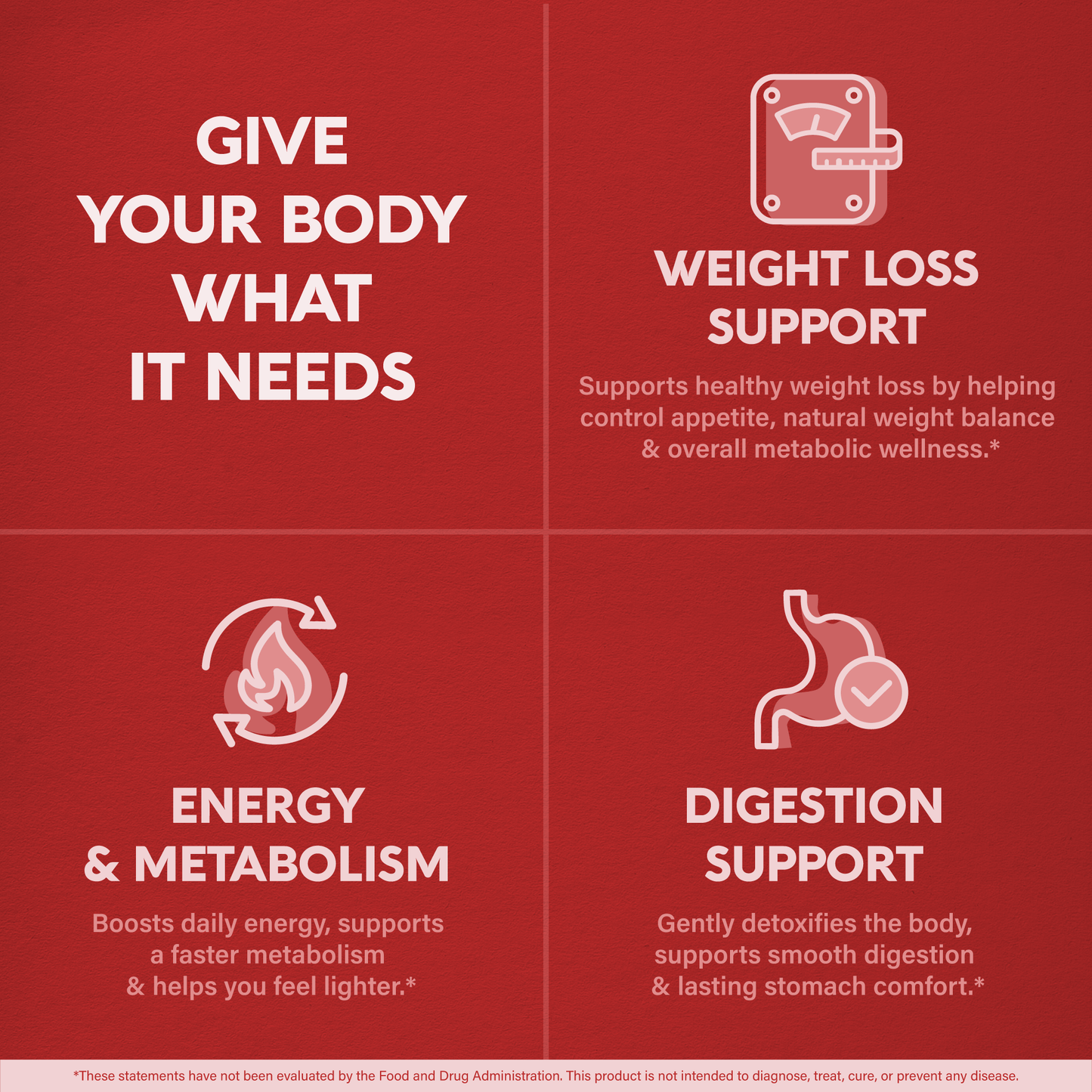 Apple Cider Vinegar Capsules for Energy, Metabolism & Weight Loss Support