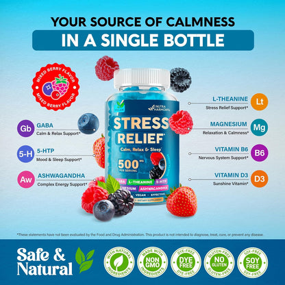 Stress Relief Supplement Gummies