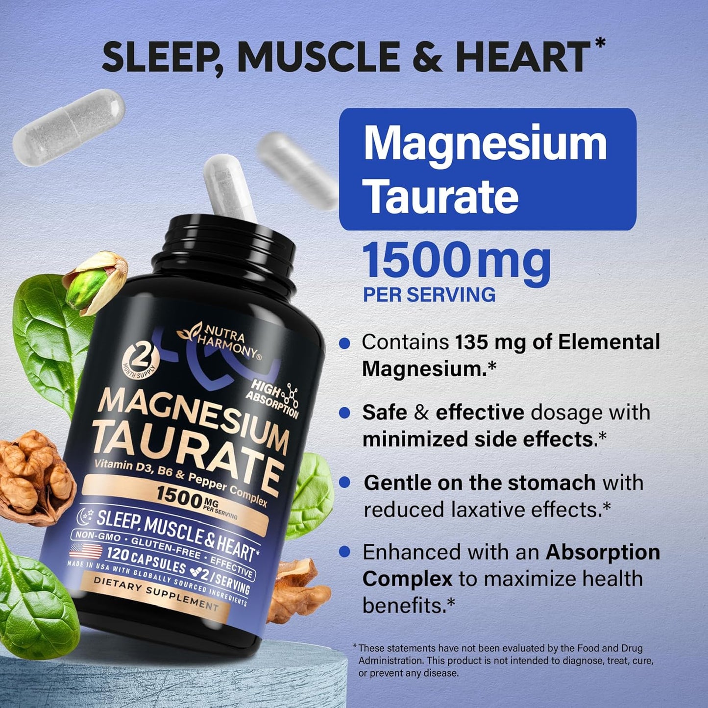 Magnesium Taurate Capsules