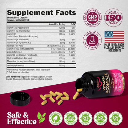 Vitamin B Complex for Men & Women