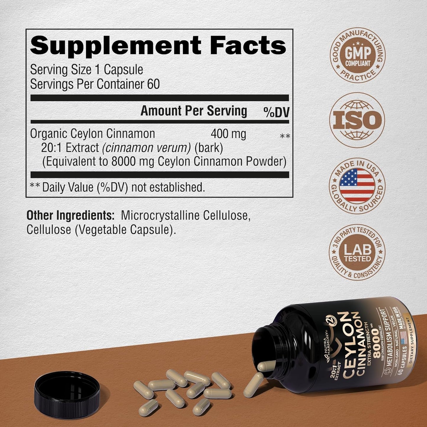 Ceylon Cinnamon Capsules