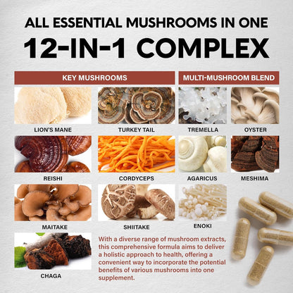Mushroom Supplement Complex