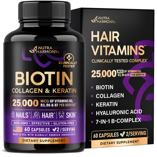 Biotin Vitamins with Collagen & Keratin