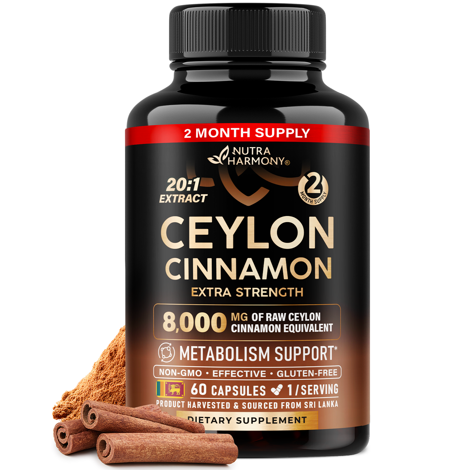 Ceylon Cinnamon Capsules