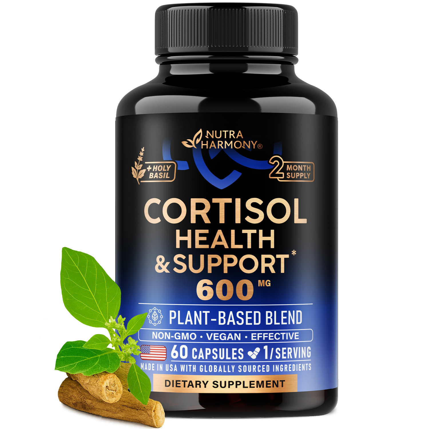 Cortisol Supplement - 11-in-1 Hormone Balance for Women