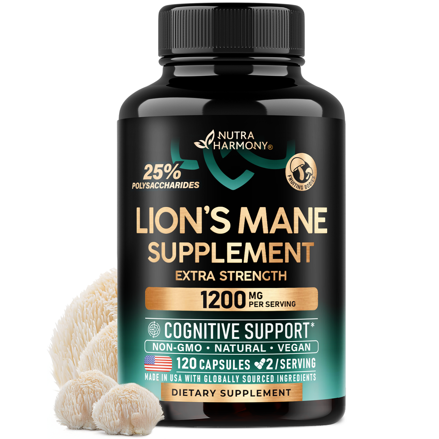 Lion's Mane Supplement Capsules