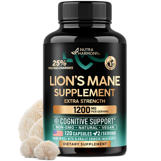 Lion's Mane Supplement Capsules