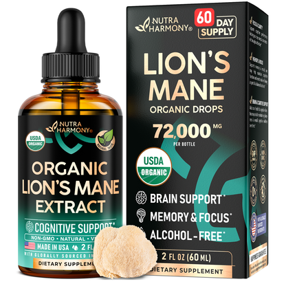 Lion's Mane USDA Organic Drops