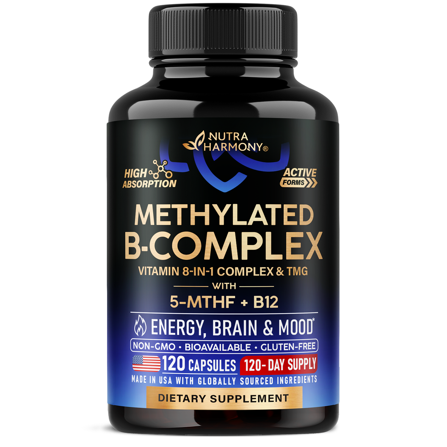Vitamin B-Complex with Methylfolate & B12