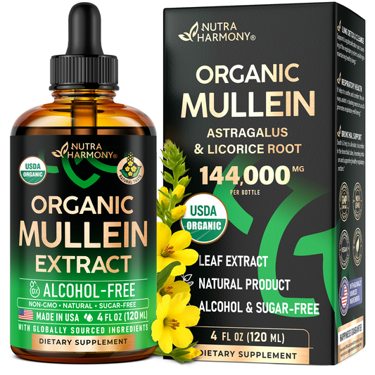 USDA Organic Mullein Drops for Lungs