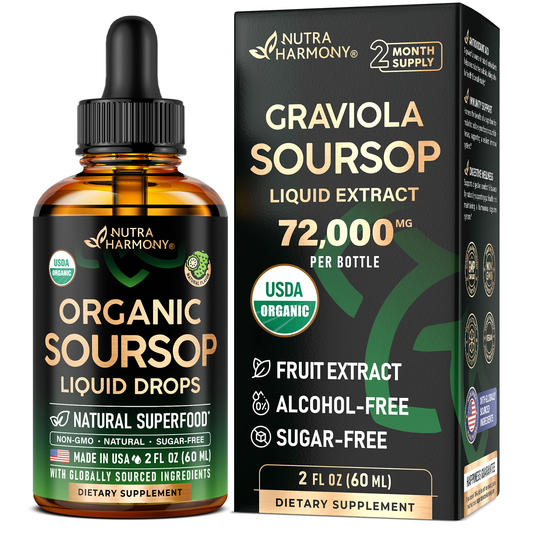 USDA Organic Graviola Soursop Liquid Extract