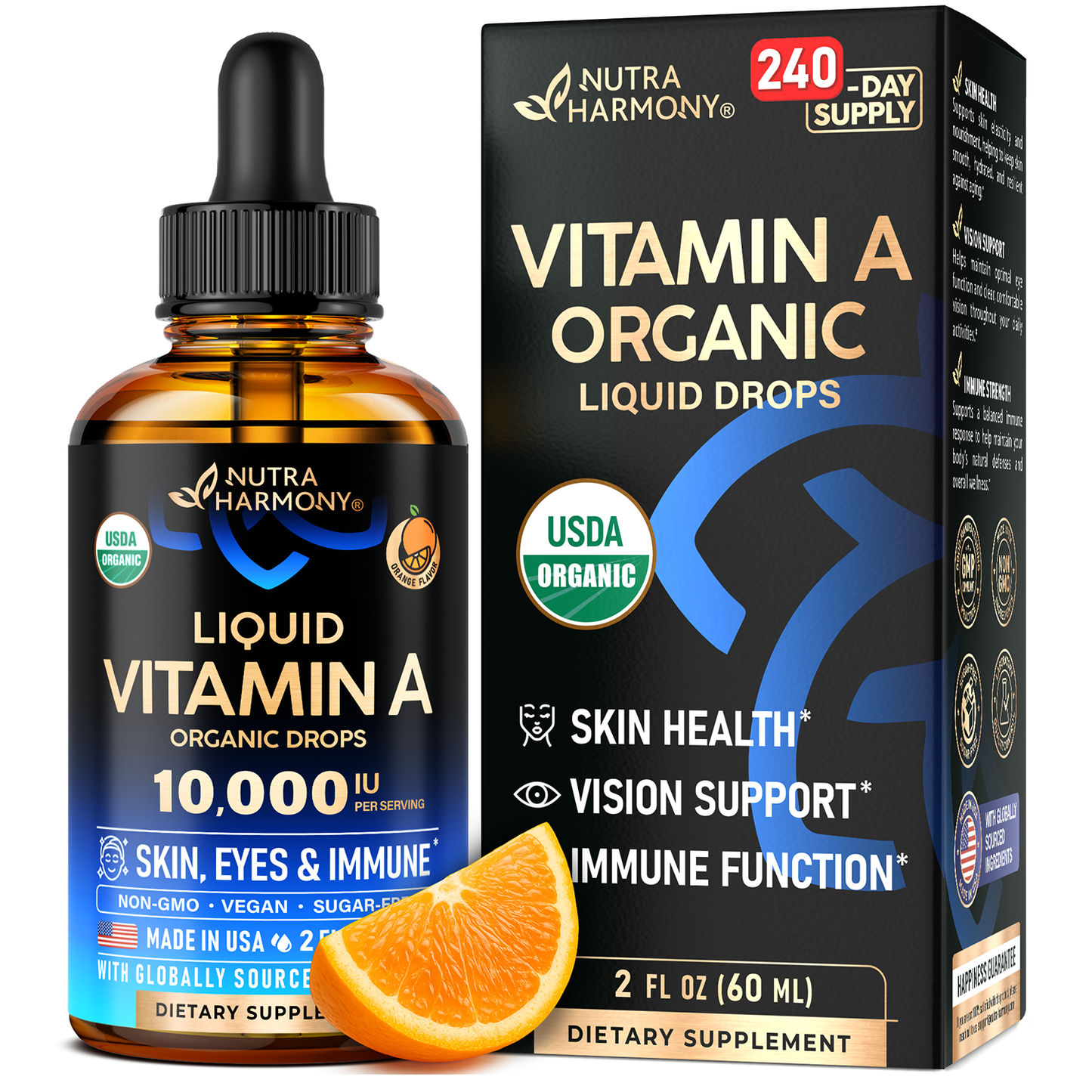USDA Organic Vitamin A Drops