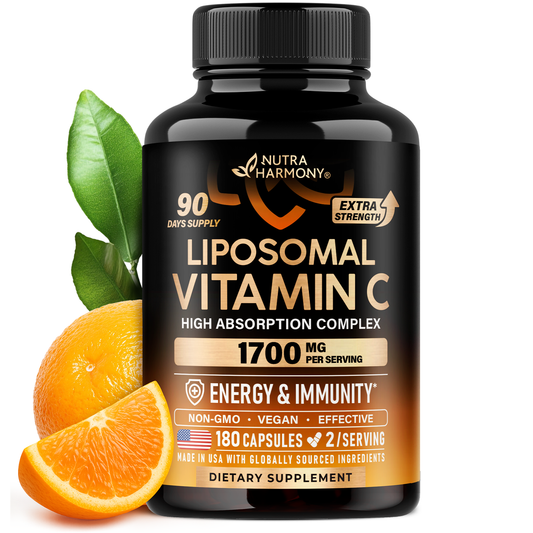 Liposomal Vitamin C 1700 mg - High Absorption Fat Soluble Complex
