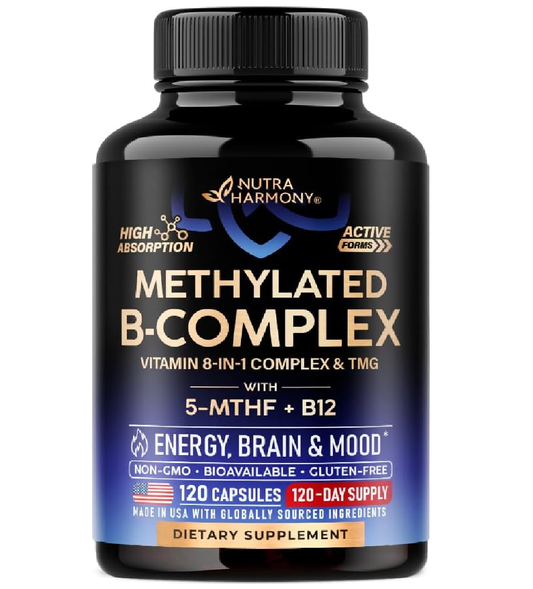 Vitamin B-Complex with Methylfolate & B12