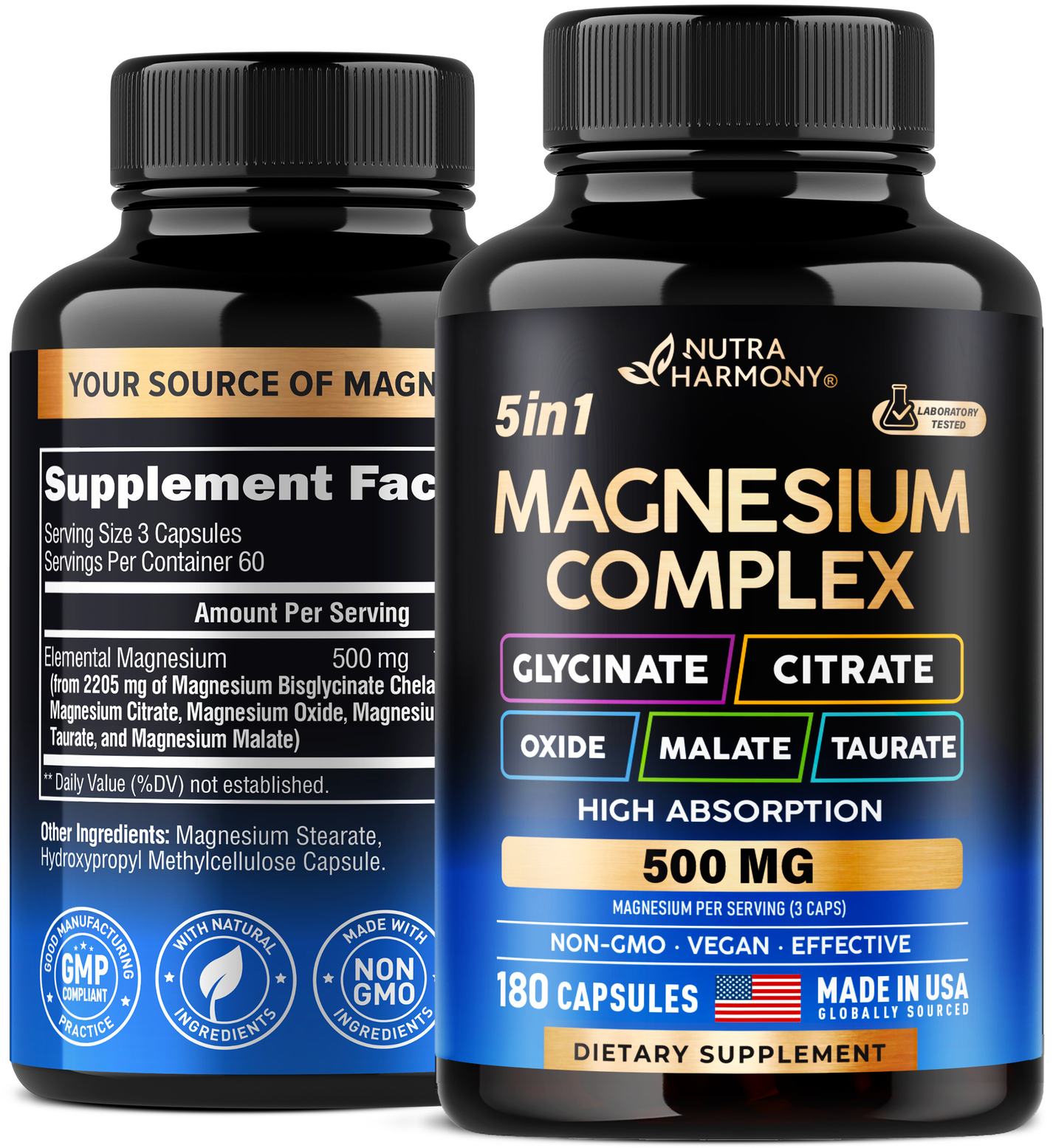 Magnesium Complex 500 mg – NUTRAHARMONY