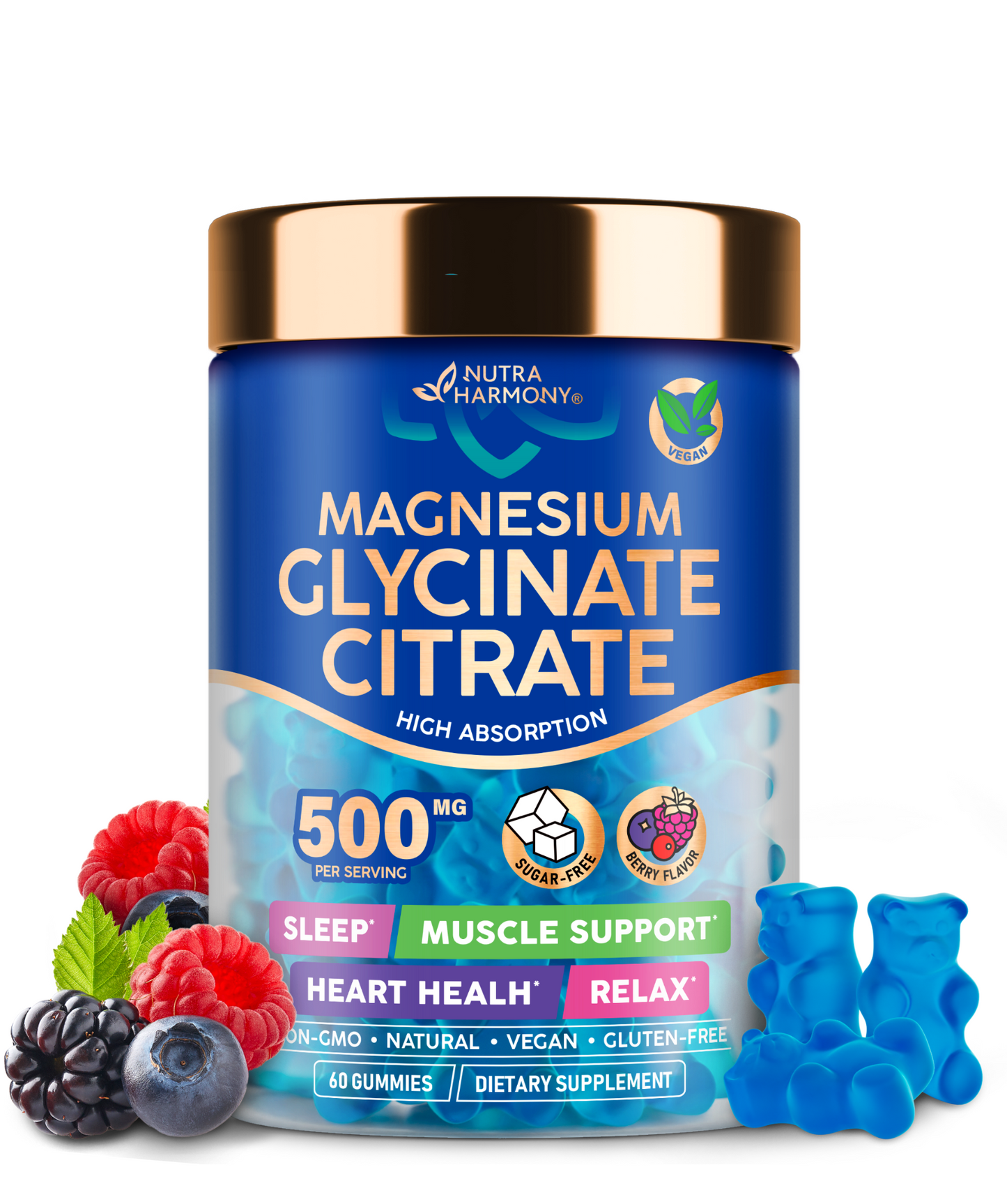Magnesium Glycinate & Citrate Gummies